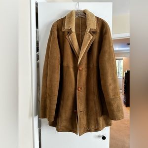 Men’s Overland Shearling Coat, size 42